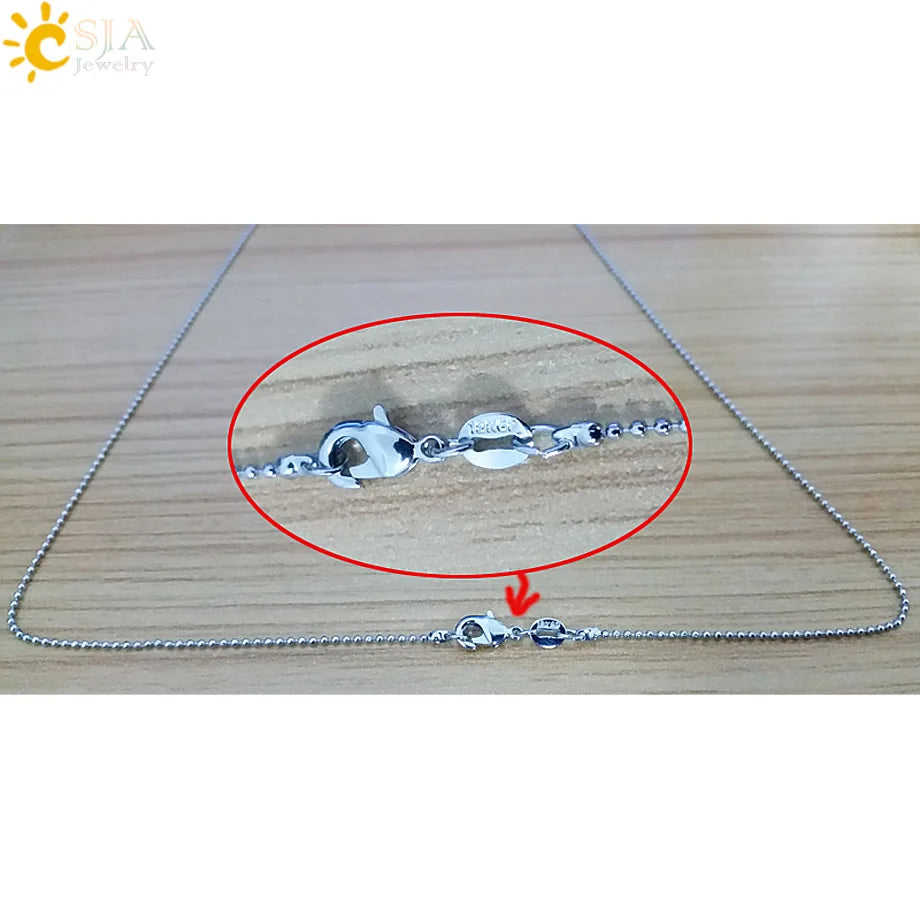 Natural Crystal Pendant Necklace –  Gemstone Healing Stone Necklace for Women - Spiritual Meditation Chakra Jewelry Gift