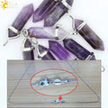 Natural Crystal Pendant Necklace –  Gemstone Healing Stone Necklace for Women - Spiritual Meditation Chakra Jewelry Gift