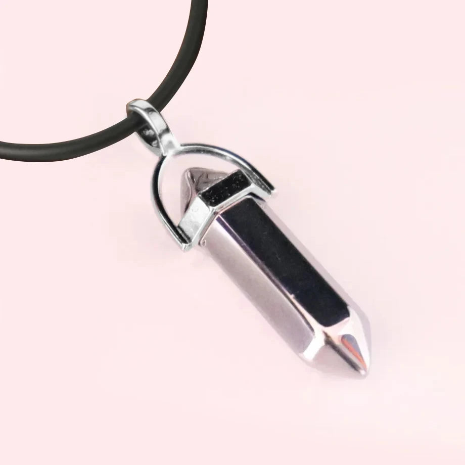 Natural Crystal Pendant Necklace –  Gemstone Healing Stone Necklace for Women - Spiritual Meditation Chakra Jewelry Gift